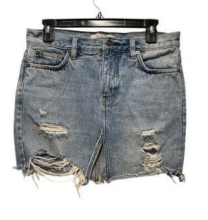 We The Free Distressed Denim Shorts size 26 thumbnail 1
