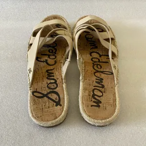Sam Edelman Averie Suede Espadrille Sandals Tan size 9 thumbnail 10
