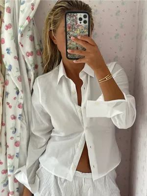 Djerf avenue little white shirt thumbnail 1