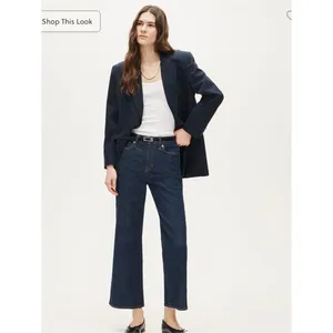 J. Crew 96 Slim Wide Dark Indigo Jeans thumbnail 3