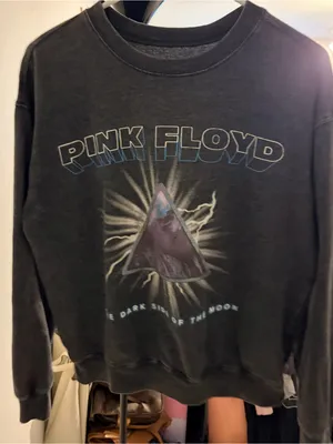 Pink Floyd Black Crewneck Sweatshirt with Prism Graphic thumbnail 1