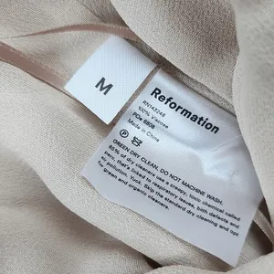 Reformation Peppermint Dress maxi gown Champagne‎ Blush Nude Ruffled Wrap Medium thumbnail 8