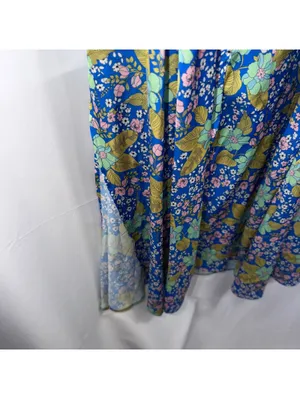 ASTR The Label Blue Floral Bustier Maxi Dress XL thumbnail 11