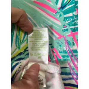 Lilly Pulitzer Scarlett Macaw Tropical Pink Shift Dress Large Resort Vacation‎ thumbnail 7