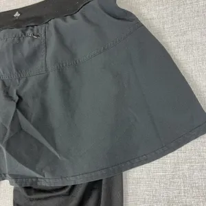 PrAna‎ Skort Womens M Black Athletic Pull On Pockets Built In Shorts Tagless thumbnail 11