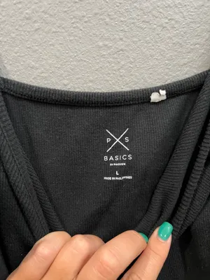 Black Pac Sun Crop Top thumbnail 2