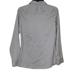 Gap Women's Shirt Button Up Collared Long Sleeve Top‎ Pocket Gray Size Small thumbnail 7