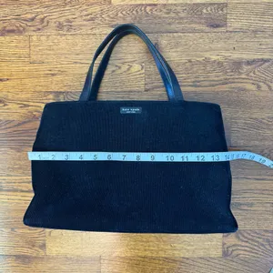 Kate Spade Women’s Vintage Y2K Black Corduroy Shoulder Bag‎ thumbnail 10