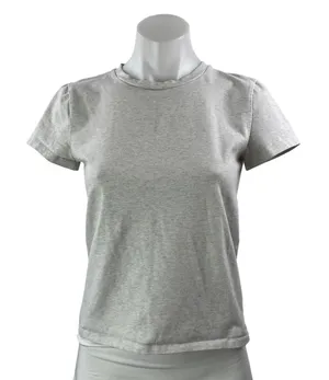 Aritzia TNA Womens Gray Heather Basic Casual Short Sleeve T Shirt Tee Top Size M thumbnail 1