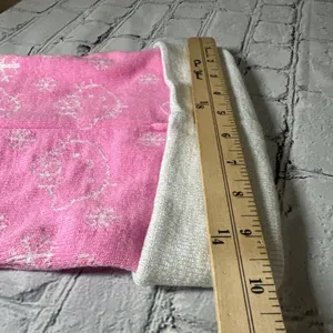 Hello Kitty Pink Face Snowflake Holiday Santa Hat NEW Adult One Size thumbnail 7