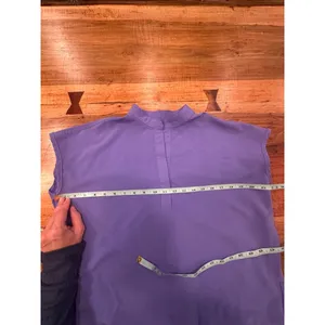FIGS Rafaela Caspain Blue Mandarin Collar Scrub Top - XS thumbnail 11