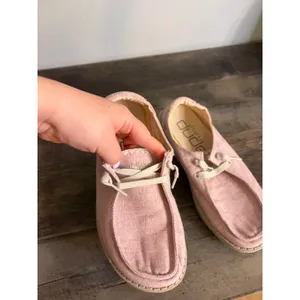 Hey Dude Wendy Pumice Mica Pink Slip On Loafers Womens 6 Casual Shoes thumbnail 9