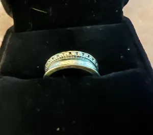 Unisex Stainless Steel Silver Pinky Ring thumbnail 2
