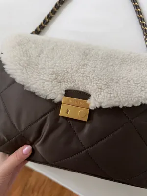 MZ Wallace Bag Shearling / Walnut Crosby Lock Shoulder thumbnail 2
