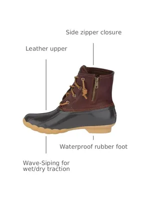 Women’s Brown Sperry Waterproof Duck Boots thumbnail 2