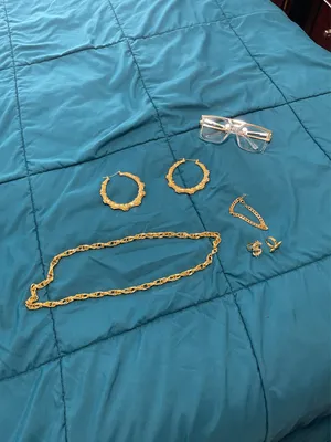 Womens 80’s Costume M w/ jewelry thumbnail 5