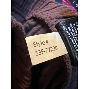 Bobi Women's Size XL Gauze Maxi Skirt Chocolate Brown Umber Braided Waist Cotton thumbnail 14