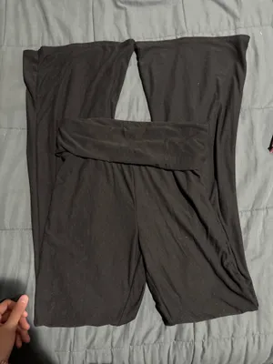 No Boundaries fold over flare leggings thumbnail 1