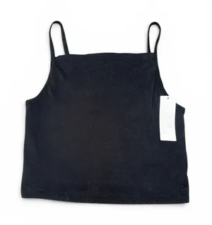 Out From Under Urban Outfitters Black Square Neck Cami Tank Top Size L NWT thumbnail 1