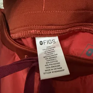 FIGS Clay red‎ Zamora large petite Jogger Scrub Pants thumbnail 6