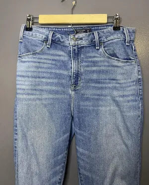 Abercrombie & Fitch Simone High Rise Ankle Flare Jeans Womens 6R Light Denim thumbnail 1