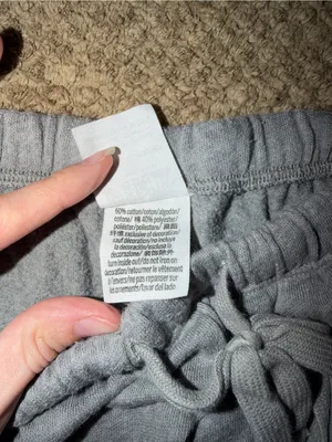 PINK Victoria's Secret Women’s Gray Fleece Jogger Sweatpants thumbnail 4