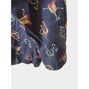 VTG Brooks Brothers Navy Equestrian Horse Bit Button‎ Down Shirt Small Preppy thumbnail 5