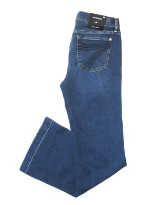 NWT 7 For All Mankind Dojo in Medium Melrose Tailorless Trouser Flare Jeans 30 thumbnail 2