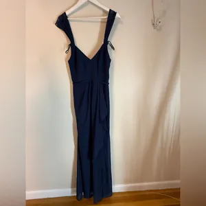 Celebrate DB Studio Off The Shoulder MOB Prom Homecoming Navy Blue Size 2 NWT thumbnail 10