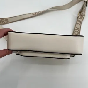 Michael Kors Sloan Editor Medium Leather Shoulder Bag crossbody gold hardware MK thumbnail 7