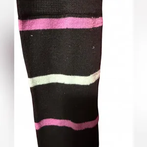 Disney Nightmare Before Christmas thigh-high socks with pink & light Green sripe thumbnail 3