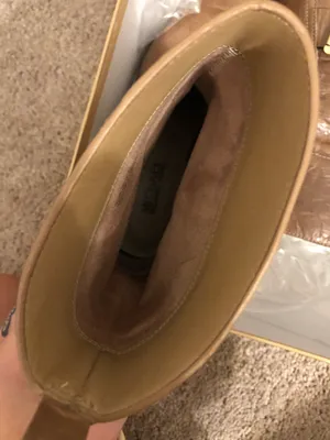 Michael Kors Authentic Khaki Leather Roswell Booties thumbnail 4