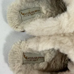 Koolaburra by UGG 8 Scuffette Slippers Mule Suede Faux Fur Lining Chestnut Brown thumbnail 7
