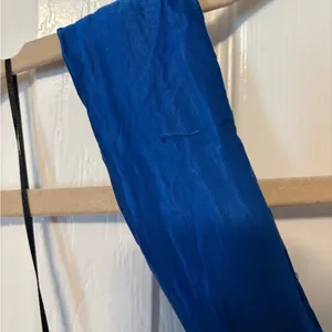 Zara Blue Cutout Draped Tank Top size XS thumbnail 5