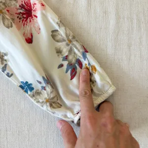O'Neill floral boho peasant mini dress 3/4 sleeve‎ festival cottagecore medium thumbnail 9