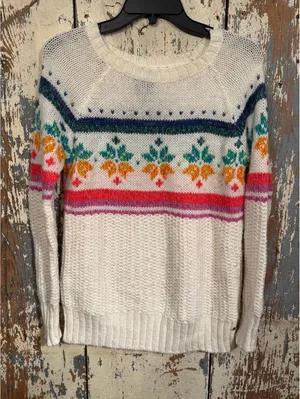 American Eagle Jegging Fair Isle Sweater Size Small thumbnail 1