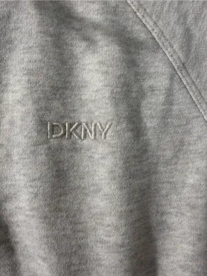 DKNY Sport Embroidered Logo Half Zip Pullover with Kanga Pocket Size XSmall thumbnail 4