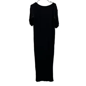 RTR Ingrid & Isabel Black Short Sleeve Stretchy Jersey Knit Maxi Dress Sz XS‎ thumbnail 4