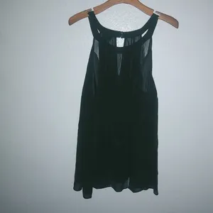 Torrid 3X Elegant Halter Black Keyhole Back Button Closure Dressy Formal Top thumbnail 6