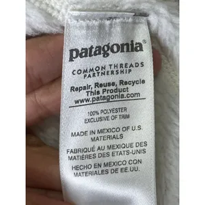 Patagonia Re-Tool Fleece Vest Women’s Ivory Cream Full Zip Outdoor Hiking Medium thumbnail 7