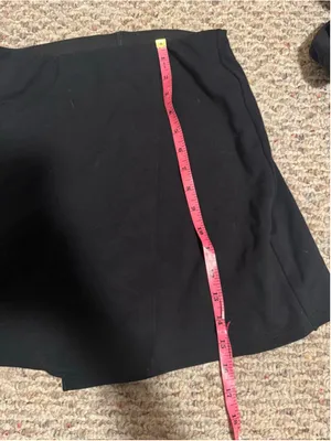 Calzedonia Punto di Milano Knit Skort Skirt Skorts Black- Size Medium thumbnail 9