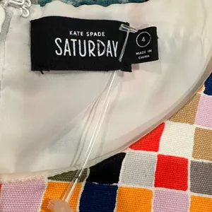 Kate Spade Saturday Colorful Sleeveless Cutout Whimsical Dress 4 thumbnail 5