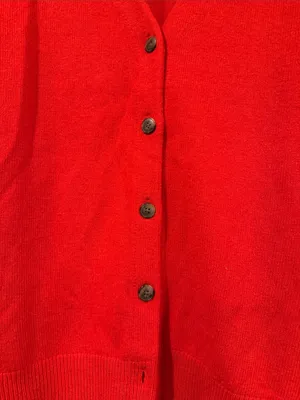 Madewell‎ Bright Red wool Button Cardigan small thumbnail 2