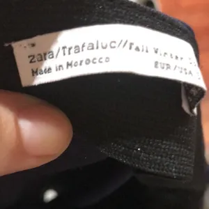 Zara navy blue stretchy skirt thumbnail 4