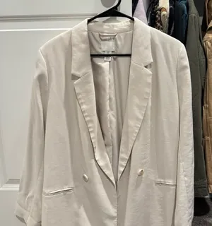 H&M Cream Women's Blazer thumbnail 1