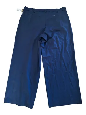 LEE WOMEN'S ULTRA LUX COMFORT ANY WEAR WIDE LEG PANT Emperor Navy, Size 24W, NEW thumbnail 7