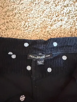 Boutique Fill the Brand corduroy polka dot skirt thumbnail 4