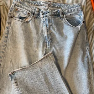 Abercrombie & Fitch Light Wash Straight Jeans Extra Long thumbnail 1