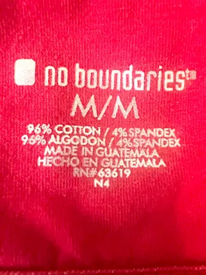 No Boundaries Red Spaghetti Strap Tank Top with Built In Shelf Bra Size Medium thumbnail 7
