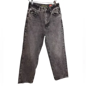 Superdry Vintage Wide Jean Lenox Grey 26/30 NWT thumbnail 3